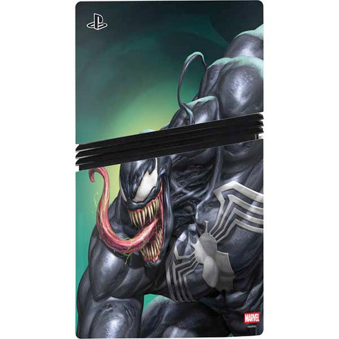 Marvel Venom Symbiote PS5 Pro Console Skin